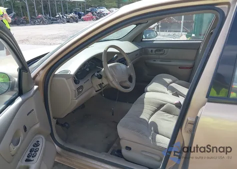 2000 Buick Century Custom z USA, uszkodzony, nr VIN 2G4WS52JXY1168652